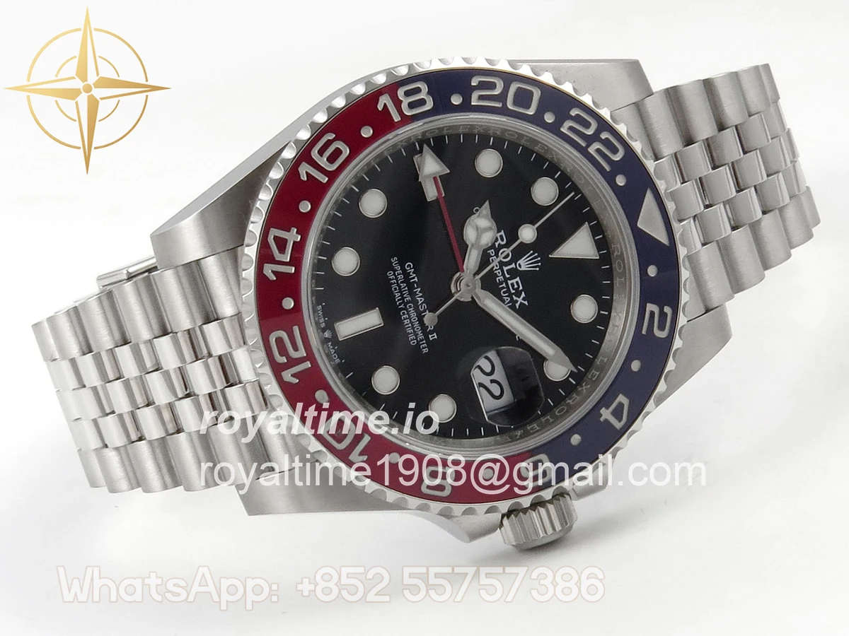 Rolex GMT-Master II 126710 BLRO 904L Steel RF on Jubilee Bracelet JH3285 (Free Sprung) - Image 7