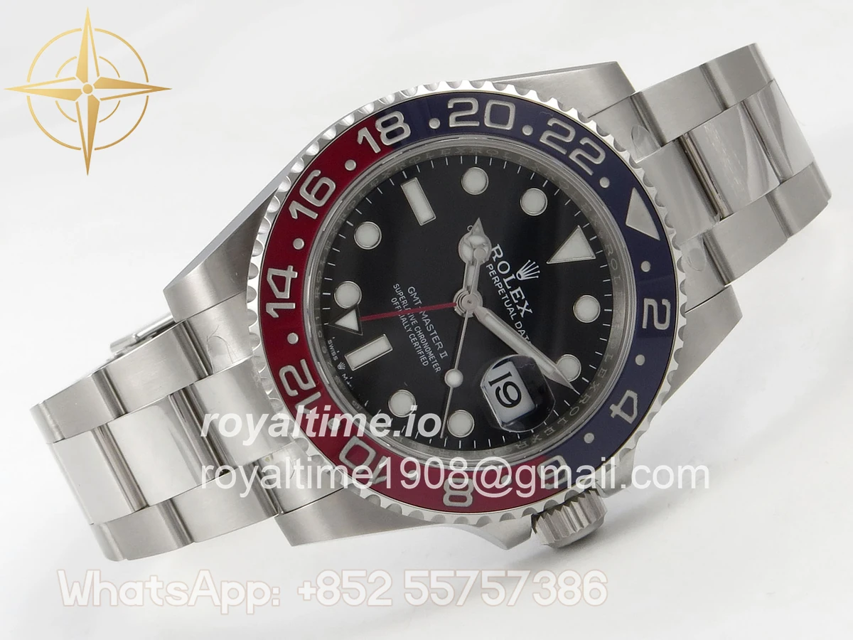 Rolex GMT-Master II 126710 BLRO 904L Steel RF on Oyster Bracelet JH3285 - Image 7