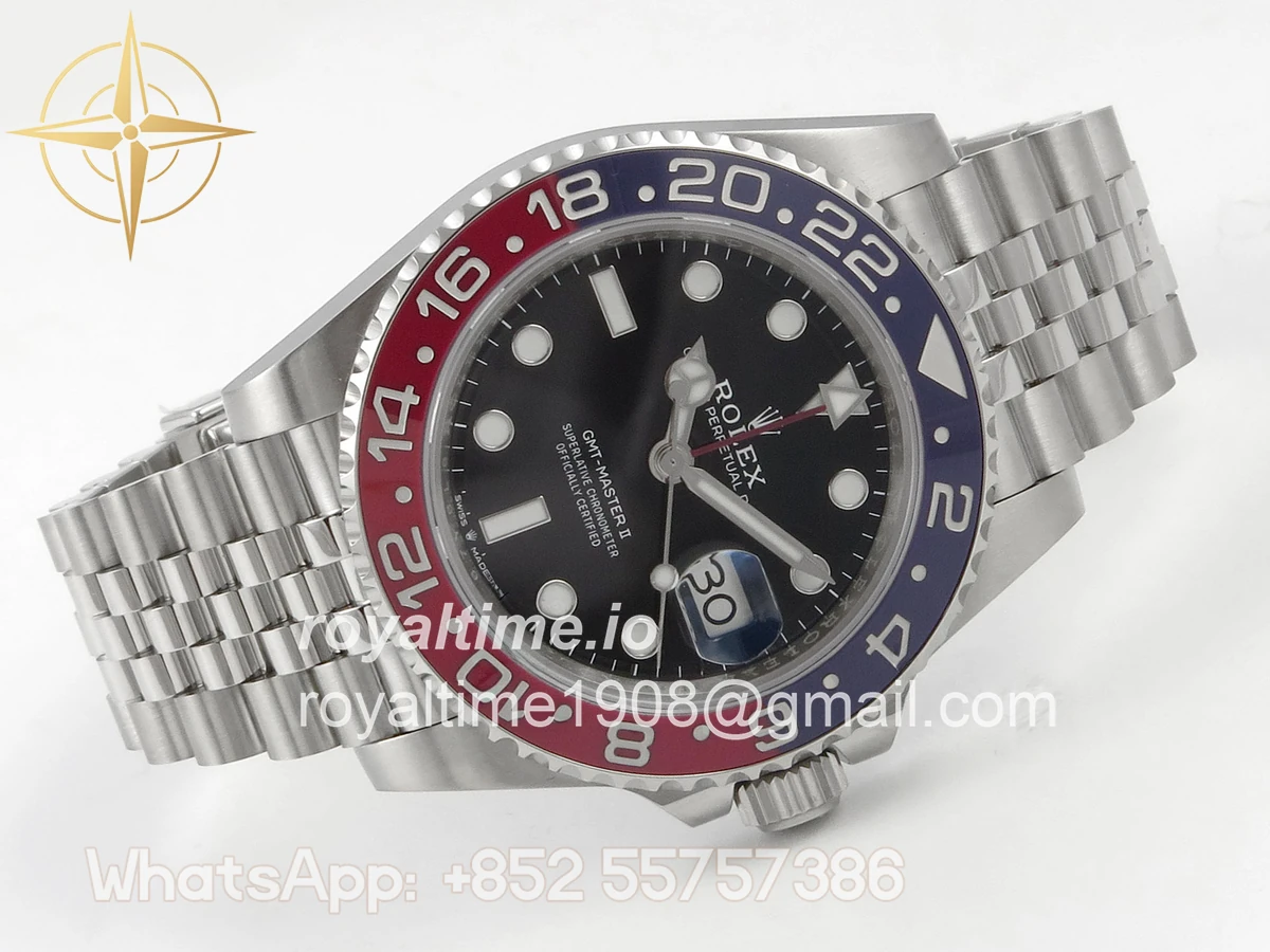 Rolex GMT-Master II 126710 BLRO 904L Steel SCF Black Dial on Jubilee Bracelet SH3285 CHS - Image 7