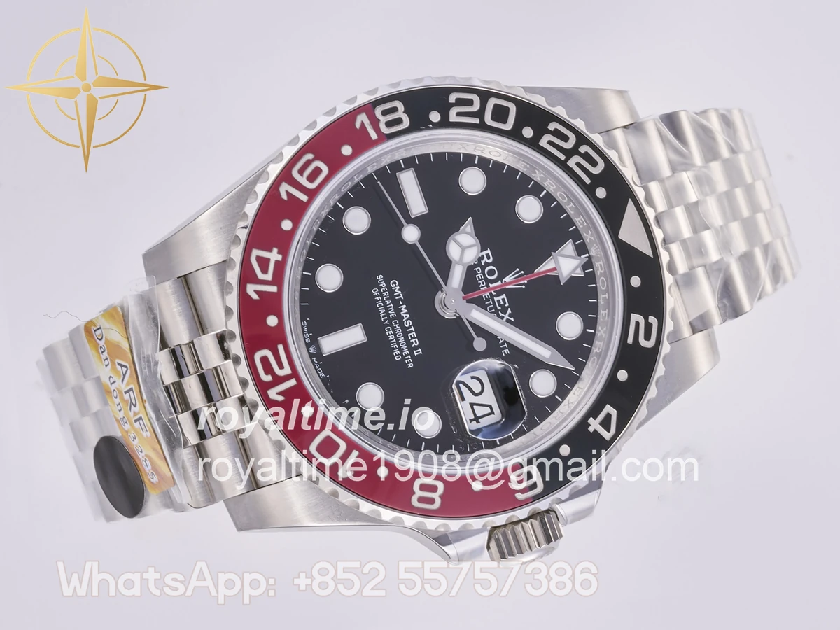 Rolex GMT-Master II 126710 Coke 904L Steel ARF on Jubilee Bracelet DD3285 CHS - Image 7