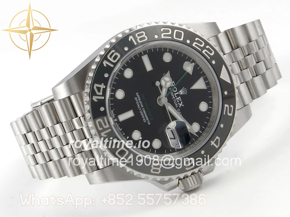 Rolex GMT-Master II 126710 GRNR 904L Steel ERF on Jubilee Bracelet JH3285 (Free Sprung) - Image 7