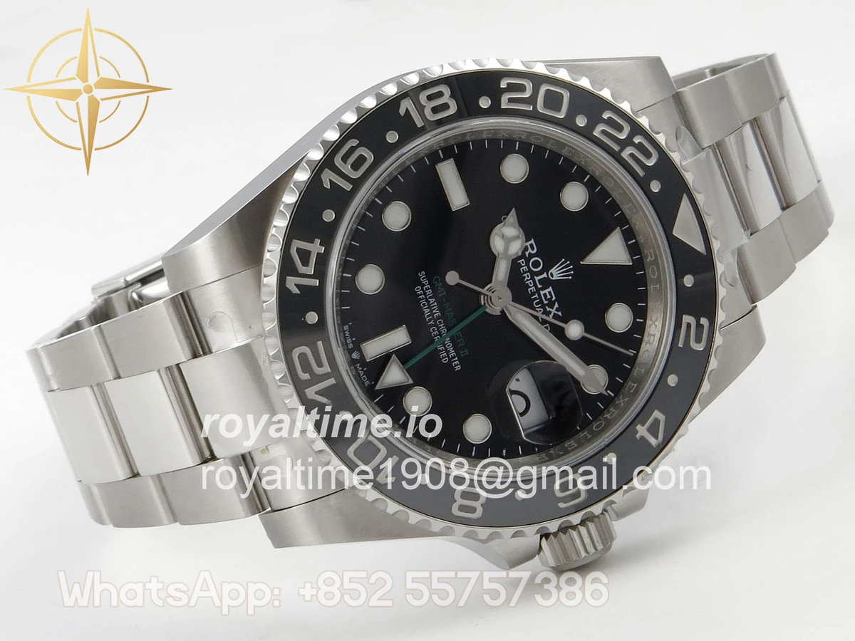 Rolex GMT-Master II 126710 GRNR 904L Steel RF on Oyster Bracelet JH3285 - Image 7