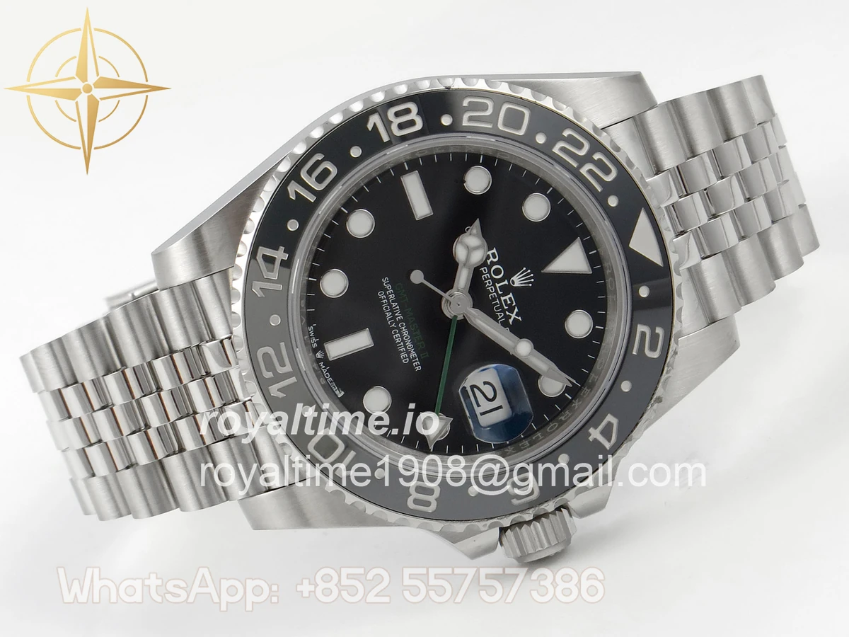 Rolex GMT-Master II 126710 GRNR 904L Steel SCF Black Dial on Jubilee Bracelet SH3285 CHS - Image 7