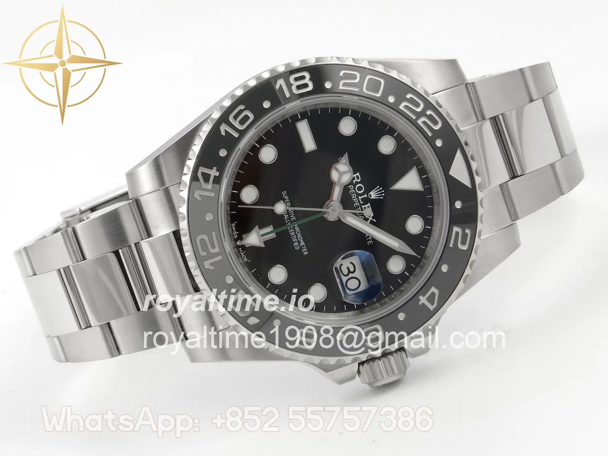 Rolex GMT-Master II 126710 GRNR 904L Steel SCF Black Dial on Oyster Bracelet SH3285 CHS - Image 7