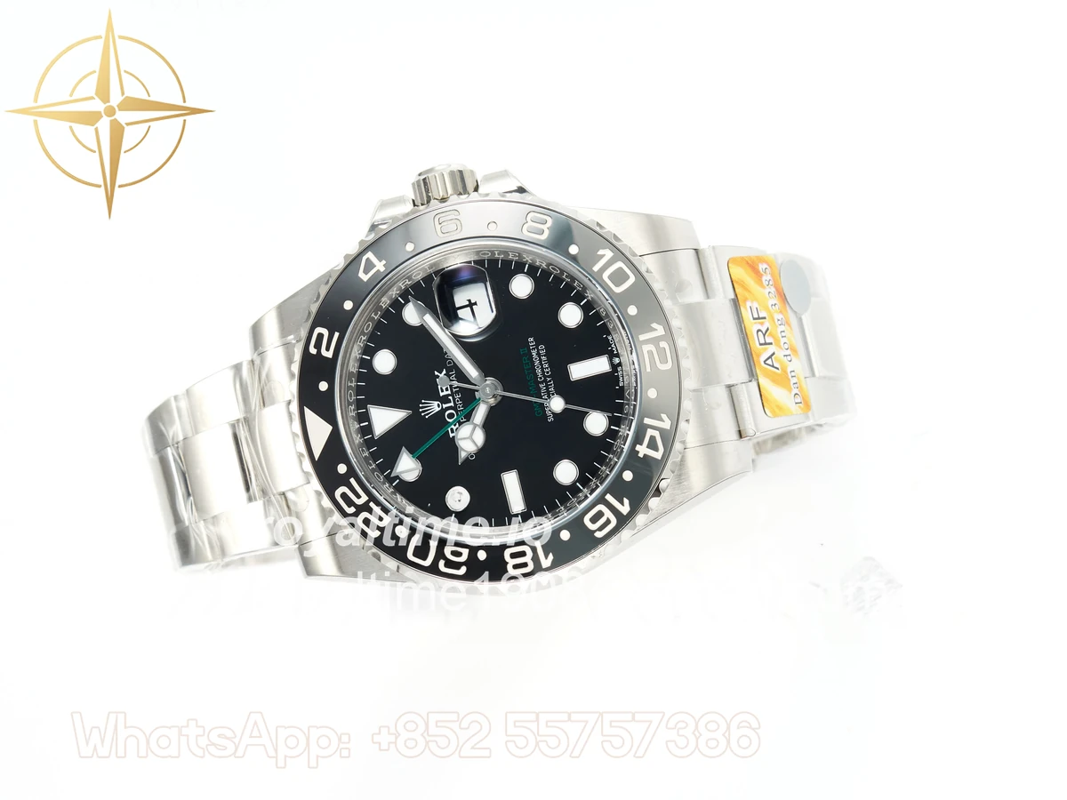 Rolex GMT-Master II 126710 GRNR Black/Gray Ceramic ARF on Oyster Bracelet DD3285 CHS V3 - Image 7