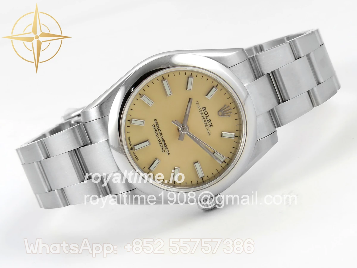 Rolex Oyster Perpetual 31mm 277200 DIWF Cream Dial on SS Bracelet A2232 - Image 7