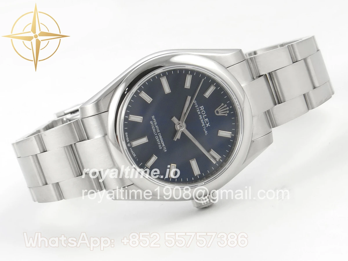 Rolex Oyster Perpetual 31mm 277200 DIWF Deep Blue Dial on SS Bracelet A2232 - Image 7