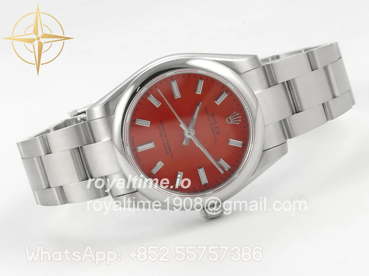 Rolex Oyster Perpetual 31mm 277200 DIWF Orange Dial on SS Bracelet A2232 - Image 7