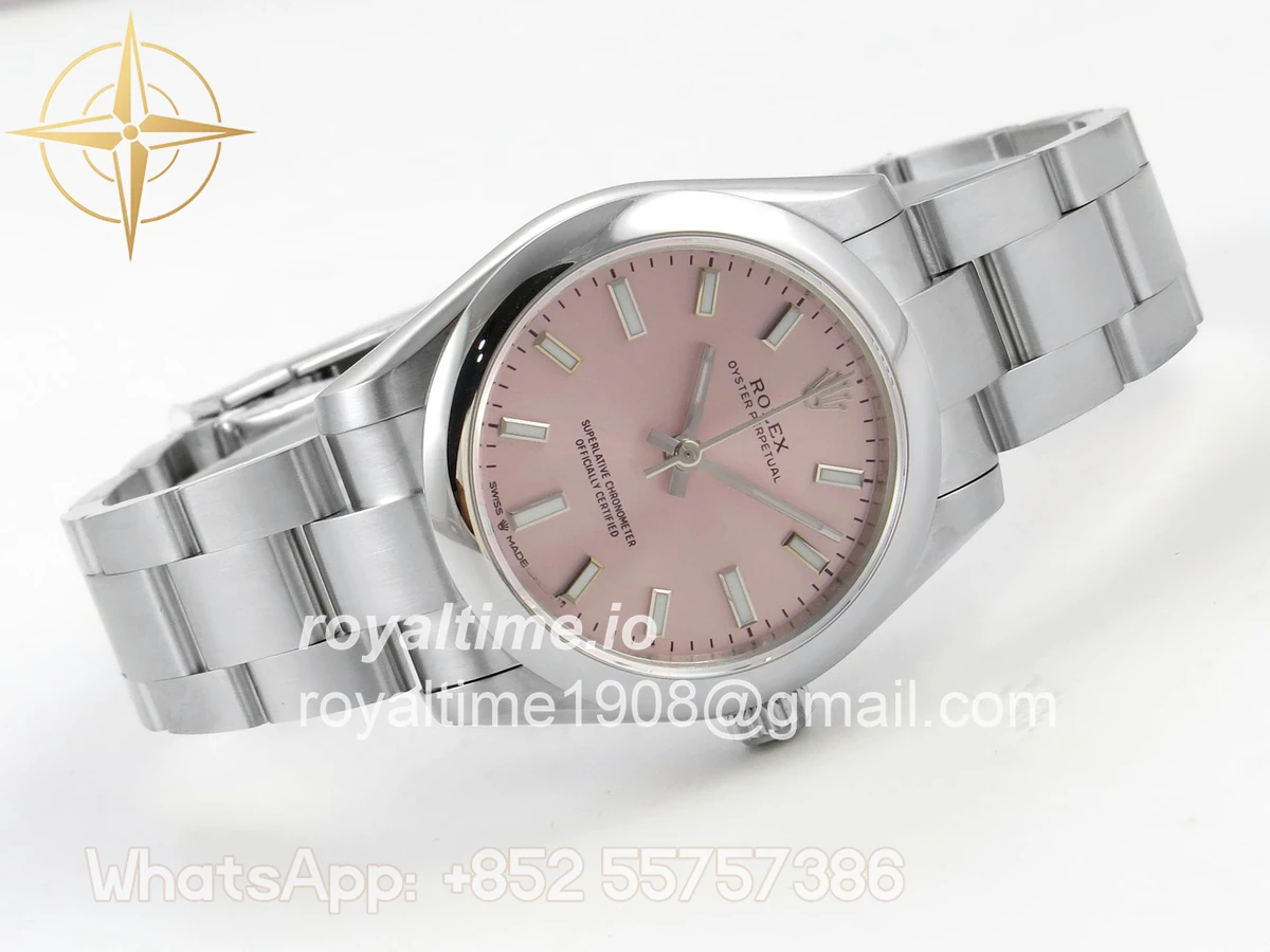 Rolex Oyster Perpetual 31mm 277200 DIWF Pink Dial on SS Bracelet A2232 - Image 7