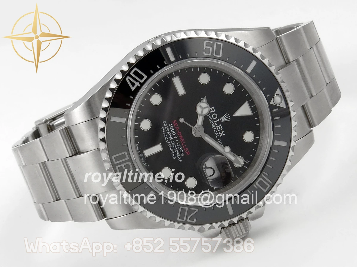 Rolex Sea-Dweller 126600 QF 904L SS Case and Bracelet QF3235 - Image 7