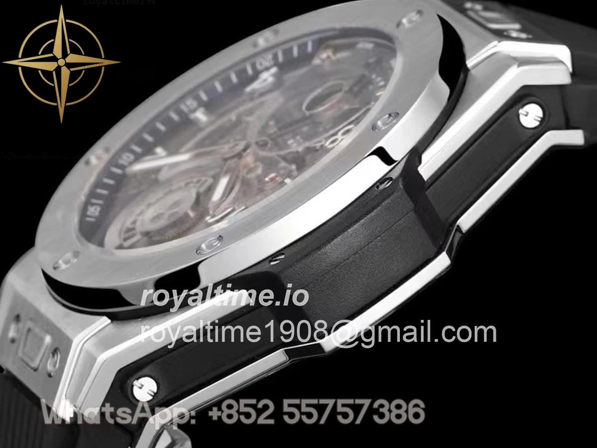 Hublot Classic Fusion Tourbillon 45mm Skeleton Dial in Steel - Image 7