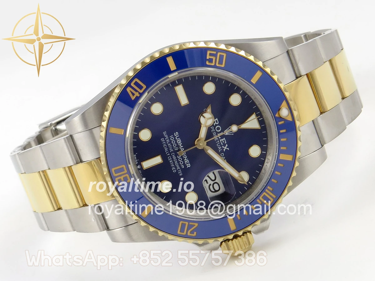 Rolex Submariner 41mm 126613 LB QF Blue Dial on SS/YG Bracelet QF3235 - Image 7
