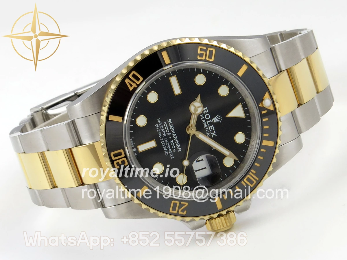 Rolex Submariner 41mm 126613 LN QF Black Dial on SS/YG Bracelet QF3235 - Image 7