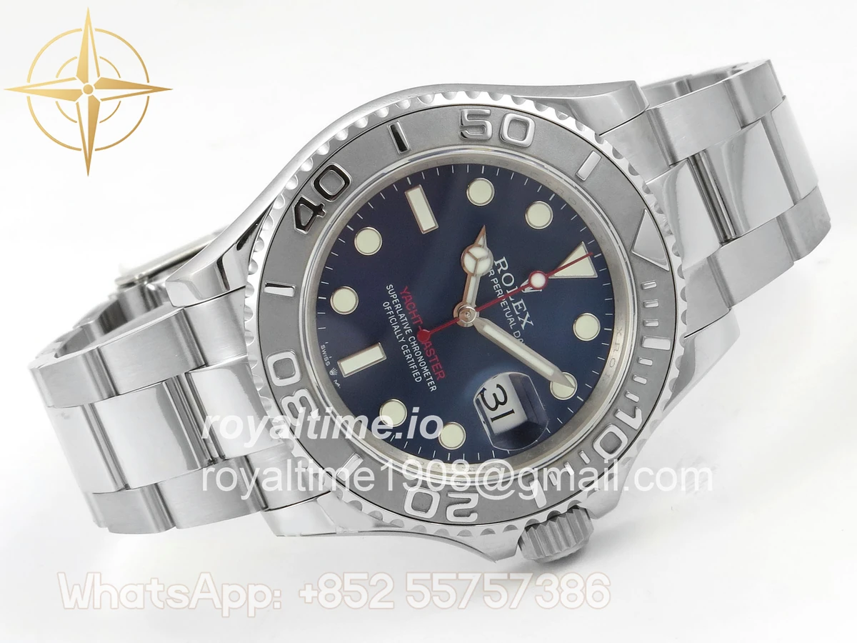 Rolex Yacht-Master 126622 904L Steel QF Blue Dial on SS Bracelet QF3235 - Image 7