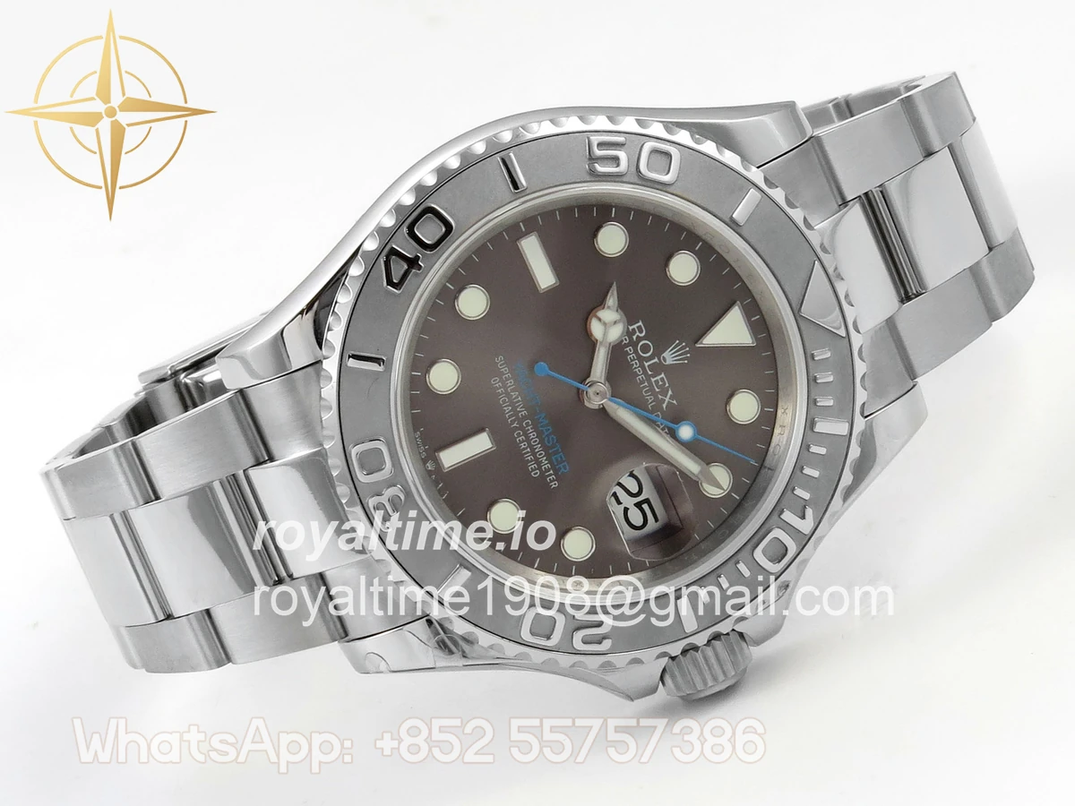Rolex Yacht-Master 126622 904L Steel QF Gary Dial on SS Bracelet QF3235 - Image 7