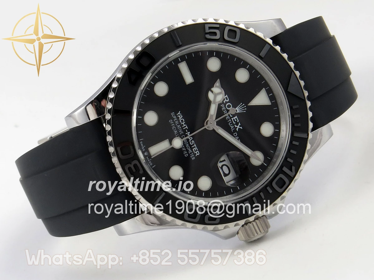 Rolex Yacht-Master 42mm 226659 SS QF on Oysterflex Strap JH3235 V18 (Free Sprung) Weighted 171g - Image 7