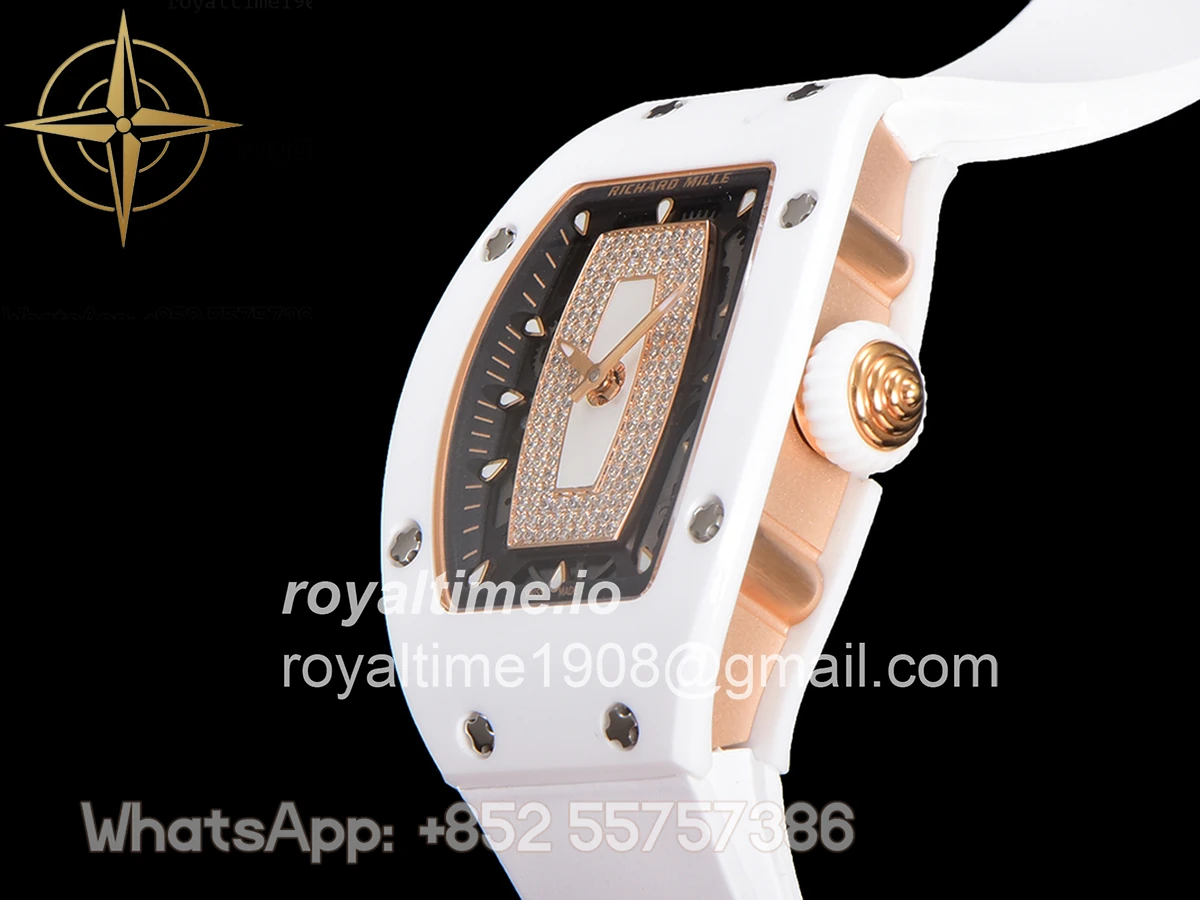 Richard Mille RM 007 Automatic Ladies White Ceramic White Lips - Image 7