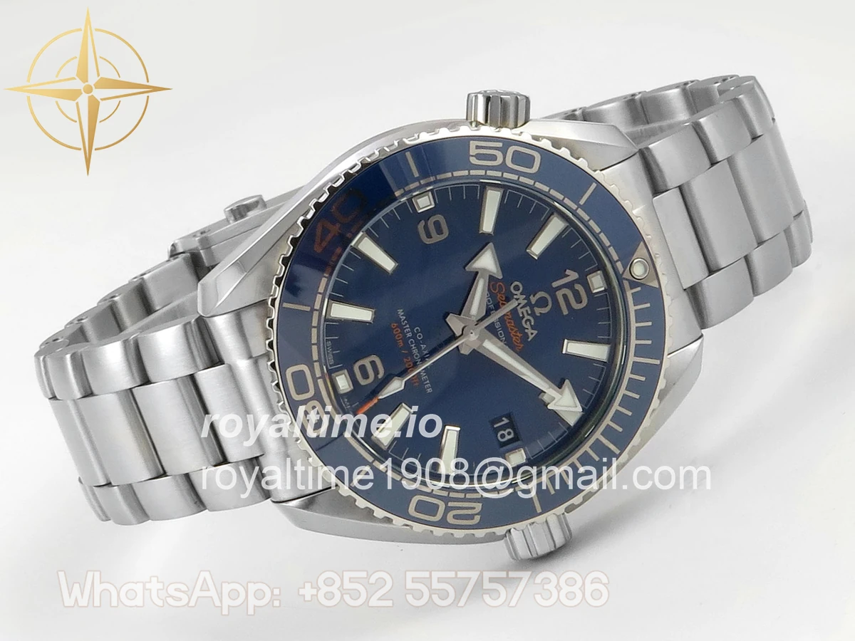 Omega Seamaster 39.5mm VSF Blue Dial on SS Bracelet VS8800 V4 - Image 7