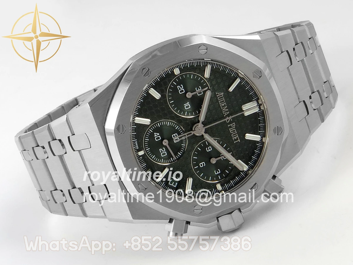 Audemars Piguet Royal Oak Chrono 26240 SS DDSF Black Dial on SS Bracelet DD4401 - Image 7