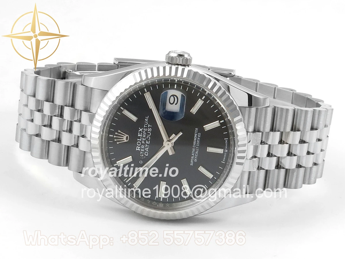Rolex DateJust 36 126234 Clean Plus 904L Steel Black Stick Dial on Jubilee Bracelet DD3235 - Image 8