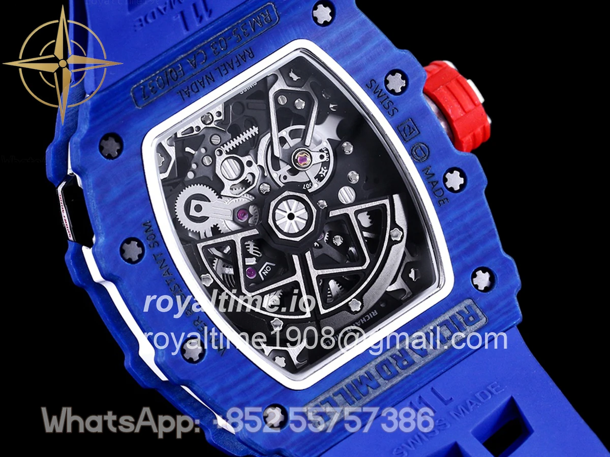 Richard Mille RM 035-03 Rafael Nadal Automatic -TPT Blue - Image 8