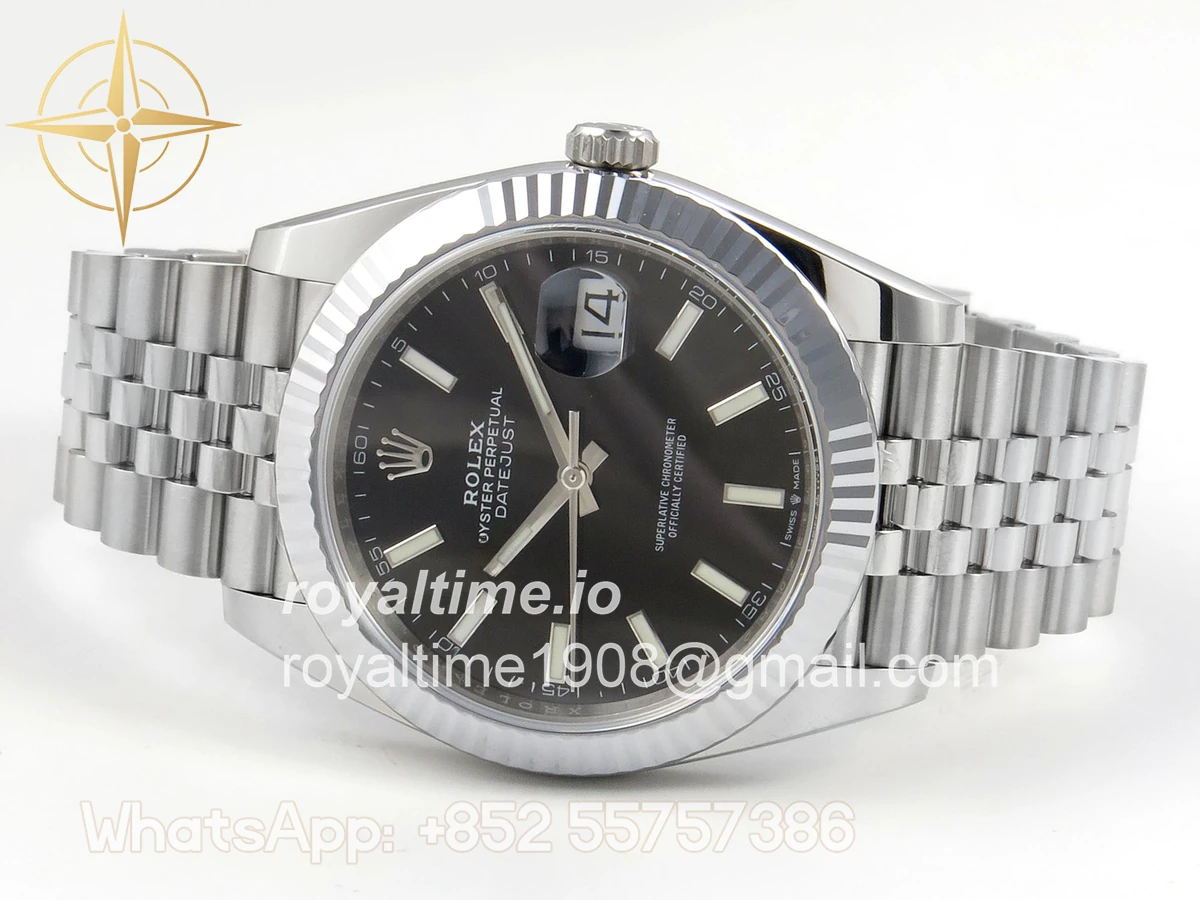 Rolex DateJust 41 126334 904L SS SCF Black Dial on Jubilee Bracelet VR3235 - Image 8