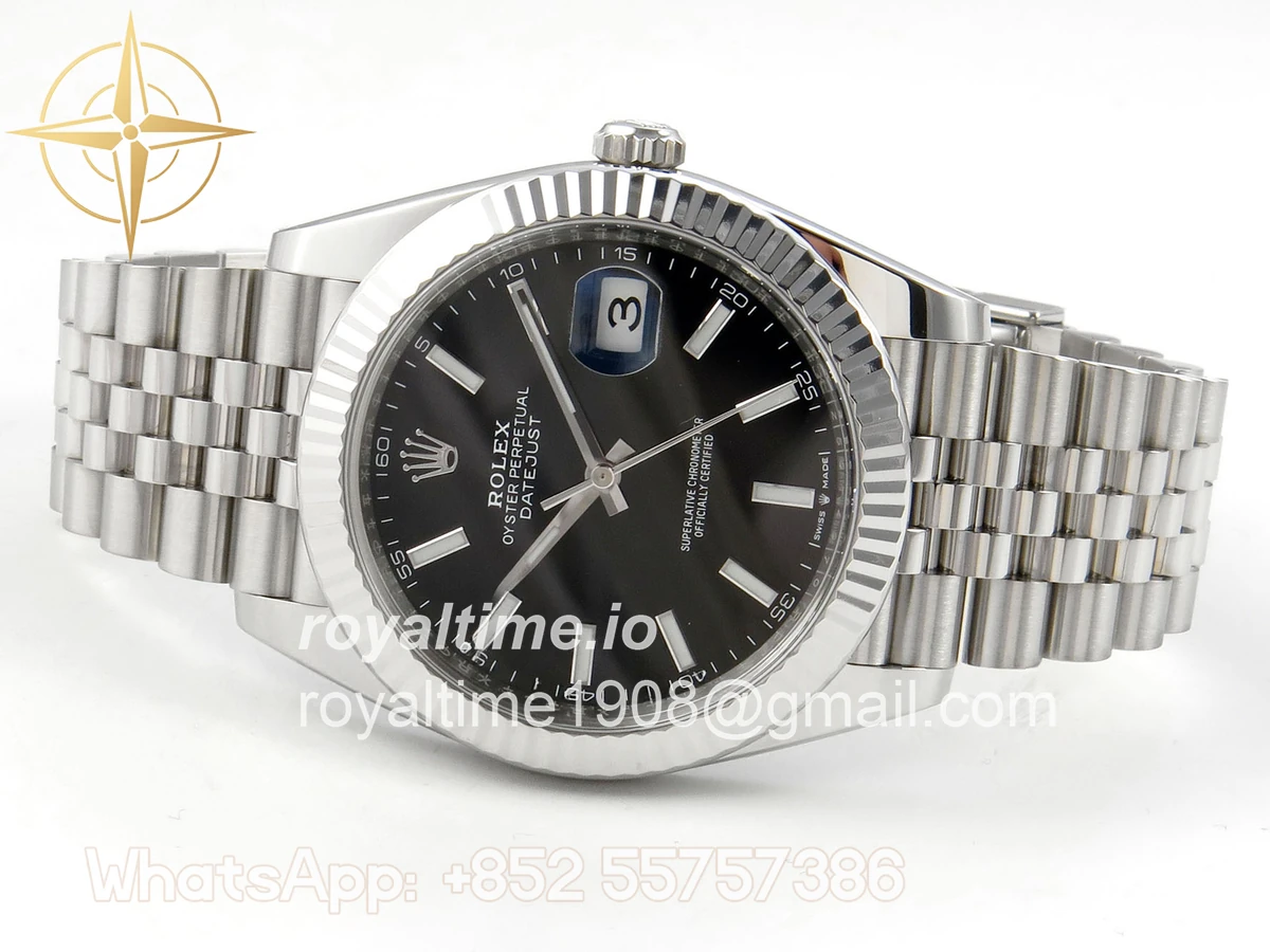 Rolex DateJust 41 126334 Clean Plus Black Stick Dial on Jubilee Bracelet JH3235 (Free Sprung) Weighted 133g - Image 8