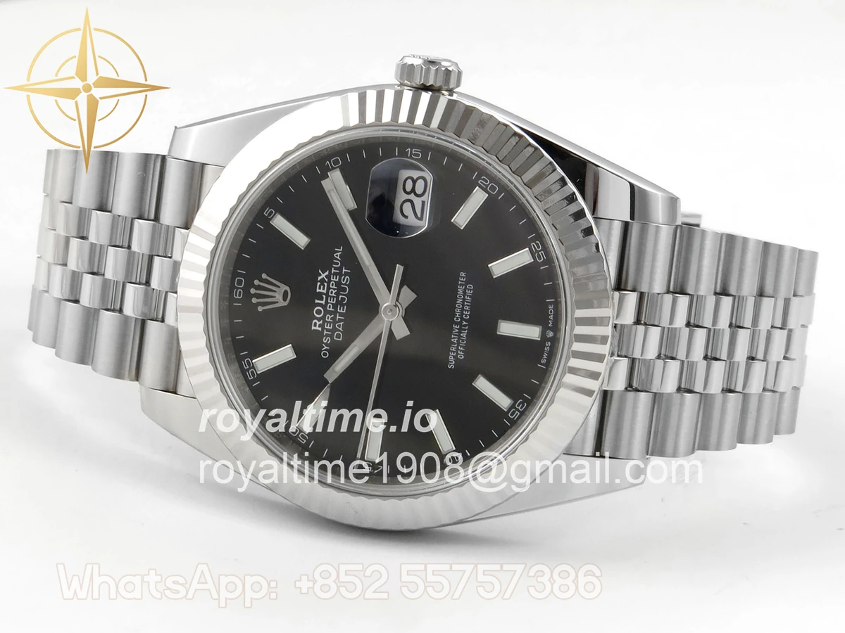 Rolex DateJust 41 126334 ERF Black Stick Dial on Jubilee Bracelet JH3235 (Free Sprung) Weighted 132g - Image 8