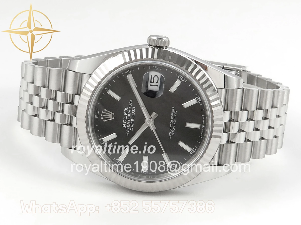 Rolex DateJust 41mm 126334 ARF Black Stick Dial on Jubilee Bracelet DD3235 - Image 8