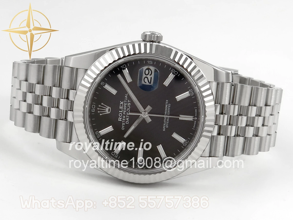 Rolex DateJust 41 126334 SCF 904L Steel Black Stick Dial on Jubilee Bracelet A3235 - Image 8