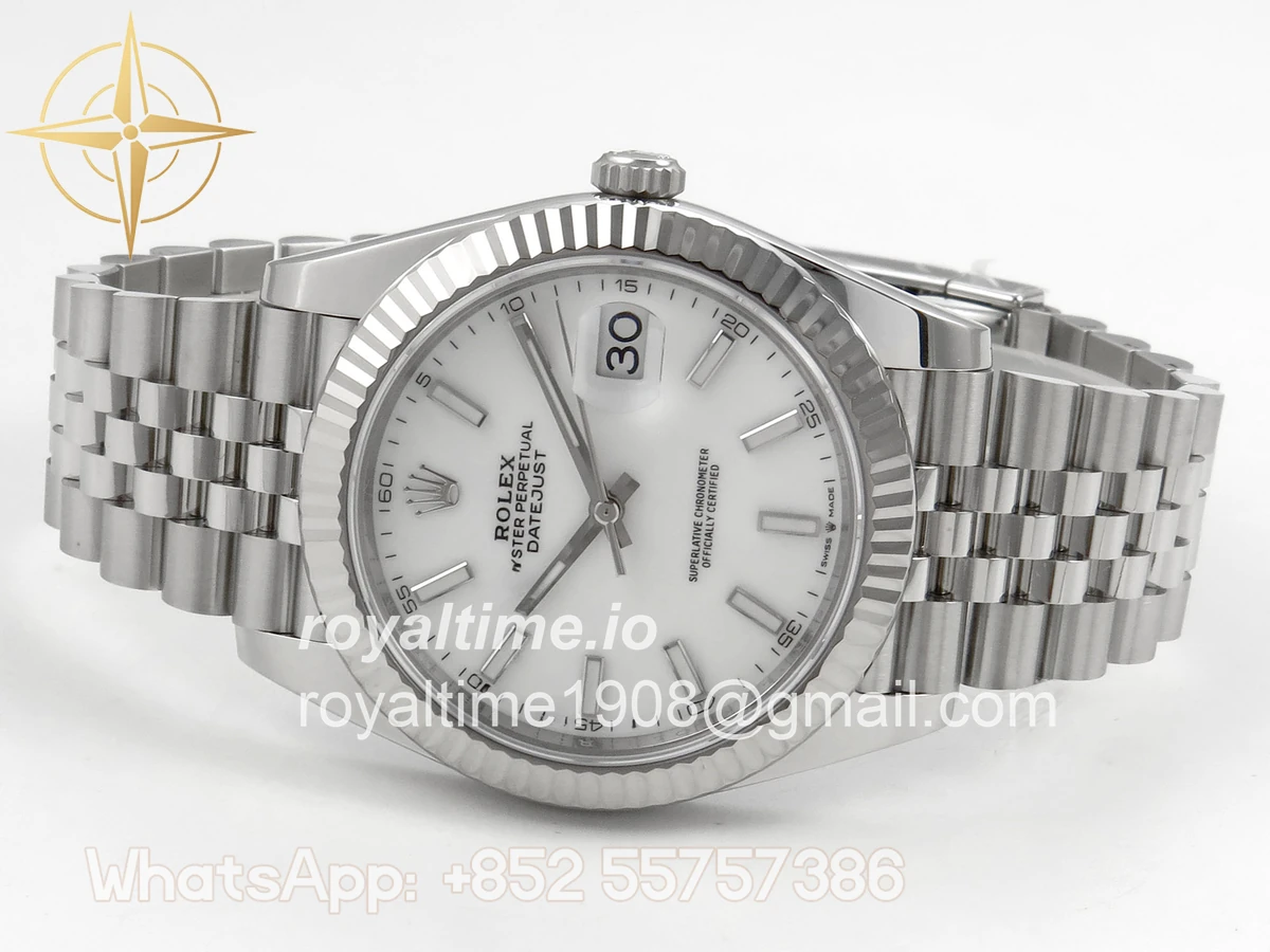 Rolex DateJust 41 126334 SCF 904L Steel White Stick Dial on Jubilee Bracelet A3235 - Image 8