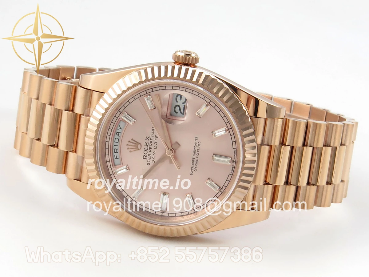 Rolex DayDate 40 228235 ARF RG Crystal Dial on President Bracelet VR3255 - Image 8