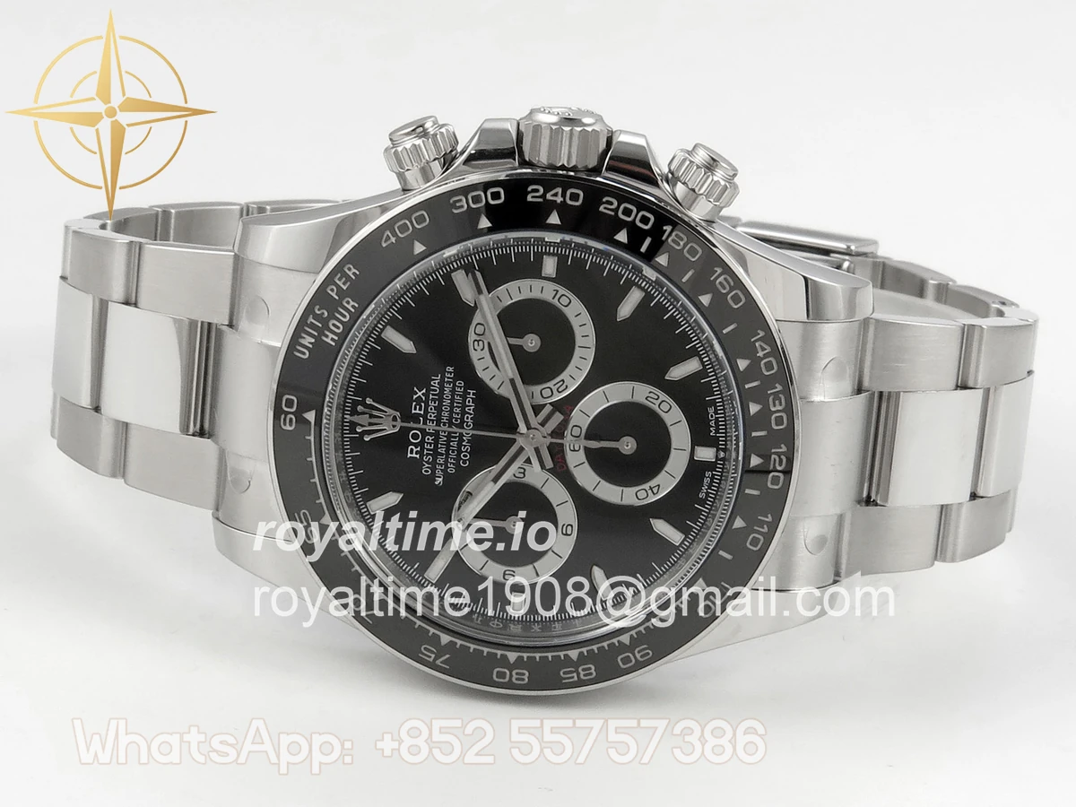 Rolex Daytona 126500 SS Clean Plus Black Dial on Oyster Bracelet DD4131 - Image 8
