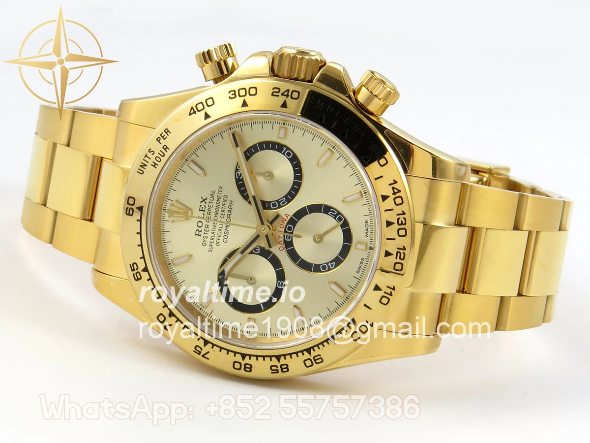 Rolex Daytona 126508 YG UFO YG Dial on YG Bracelet UF4131 (Free Sprung) - Image 8