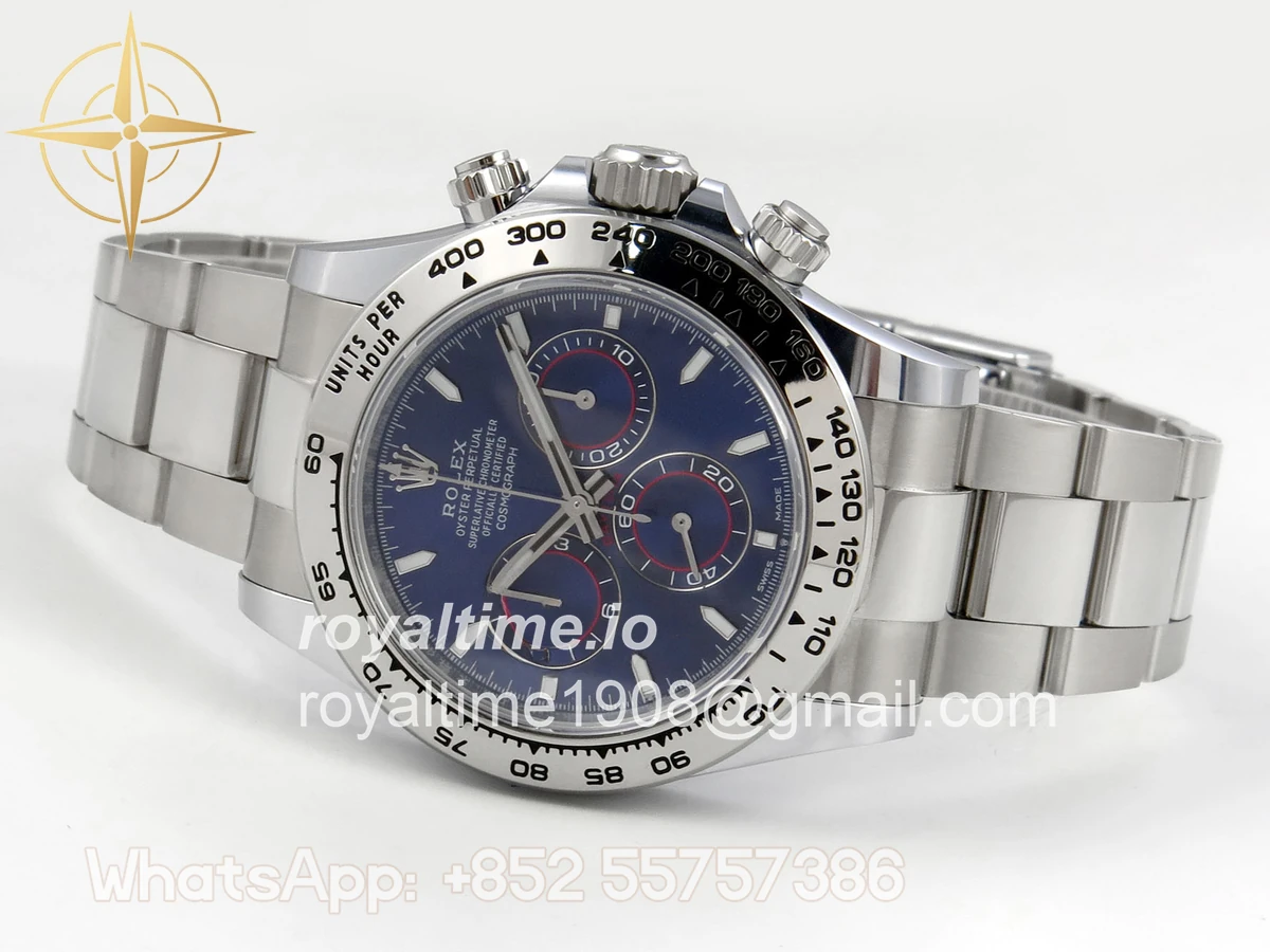 Rolex Daytona 126509 BTF Blue Dial on SS Braclet DD4131 (Weighted) 220g - Image 8