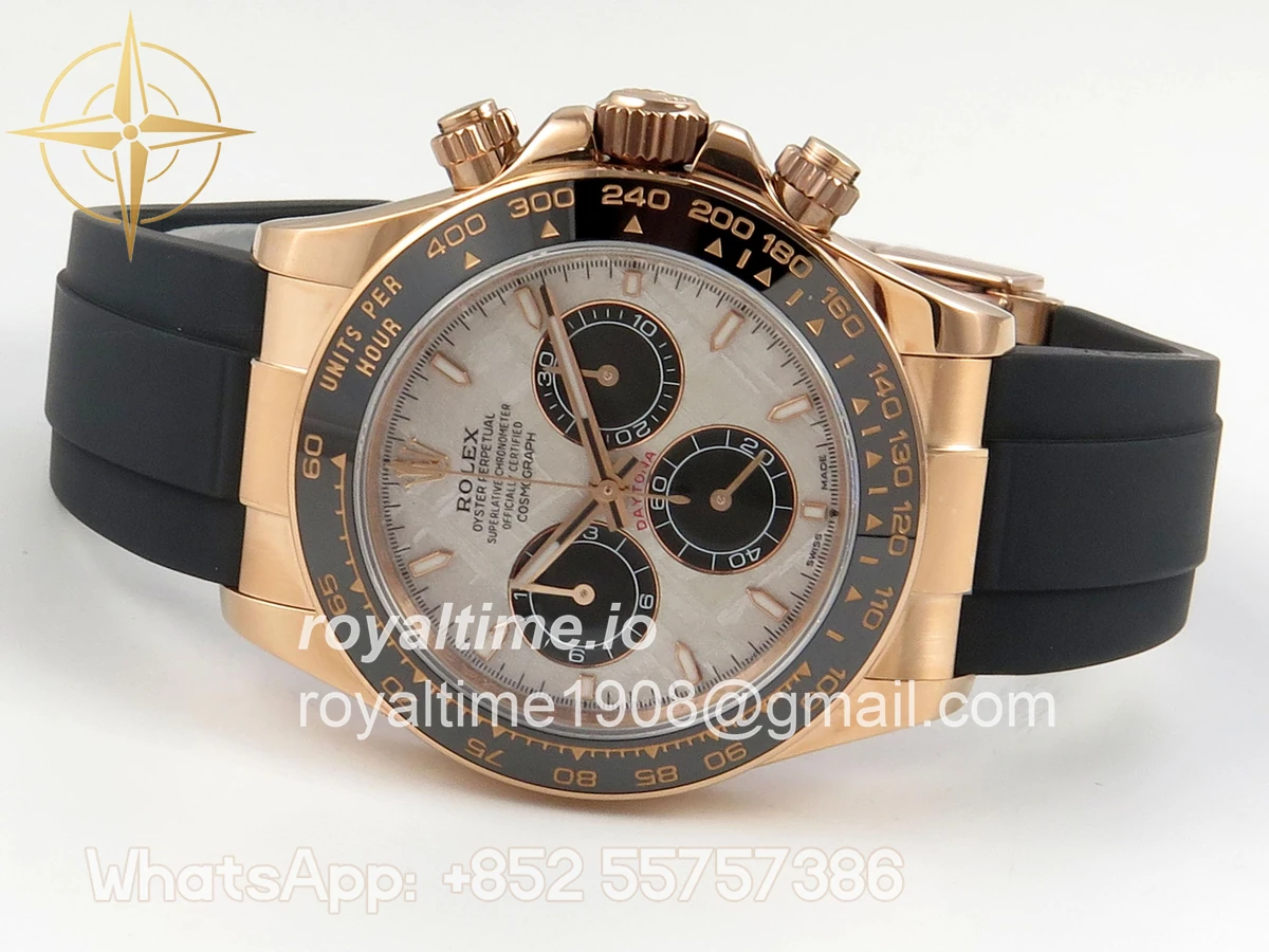 Rolex Daytona 126515 UFO Meteorite Stick Dial on Oysterflex Strap UF4131 - Image 8