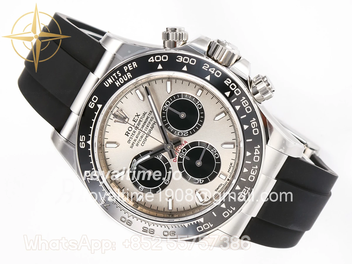 Rolex Daytona 126519 SS Clean Plus 904L Steel Gray/Black Dial on Oysterflex Strap DD4131 - Image 8