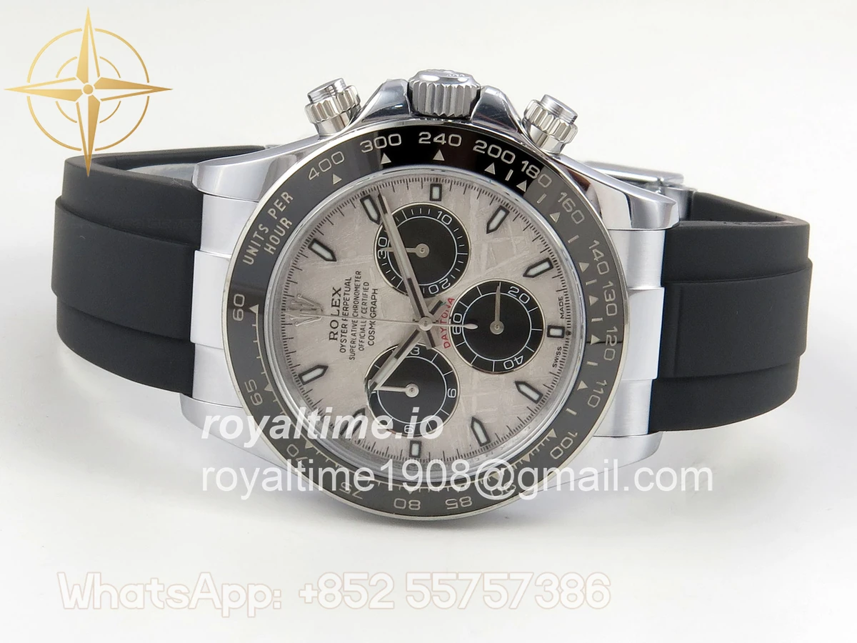 Rolex Daytona 126519 SS UFO 11:1 904L Steel Meteorite Dial on SS Bracelet UF4131 (Free Sprung) - Image 8