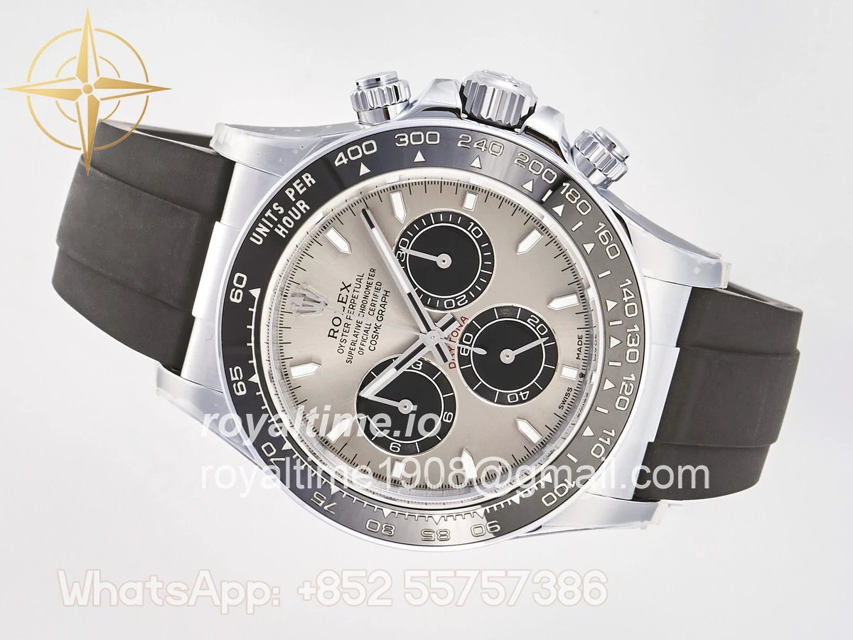 Rolex Daytona 126519 TMF Gray/Black Dial on Oysterflex Strap DD4131 - Image 8