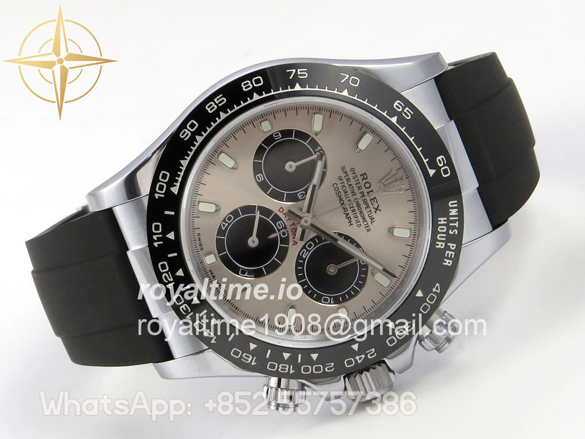 Rolex Daytona 126519 TMF Gray/Black Dial on Oysterflex Strap SH4131 (Weighted) - Image 8