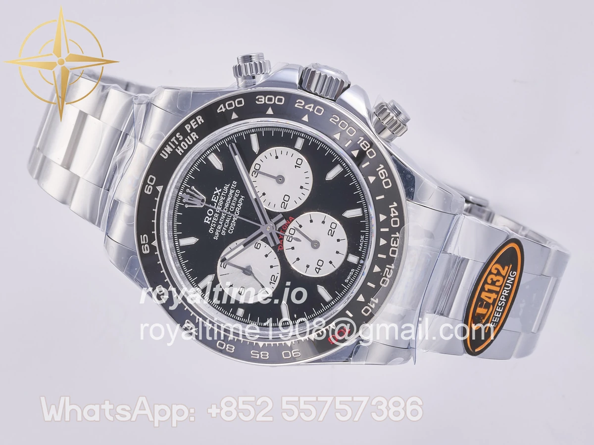 Rolex Daytona 126529 LN Le Mans QF on SS Bracelet JH4132 Free Sprung (Weighted) 175g - Image 8