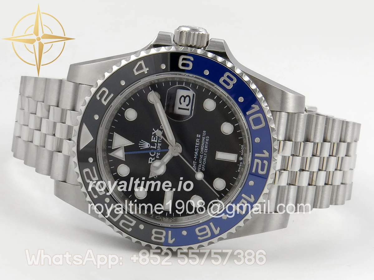 Rolex GMT-Master II 126710 BLNR 904L Steel RF on Jubilee Bracelet JH3285 (Free Sprung) - Image 8