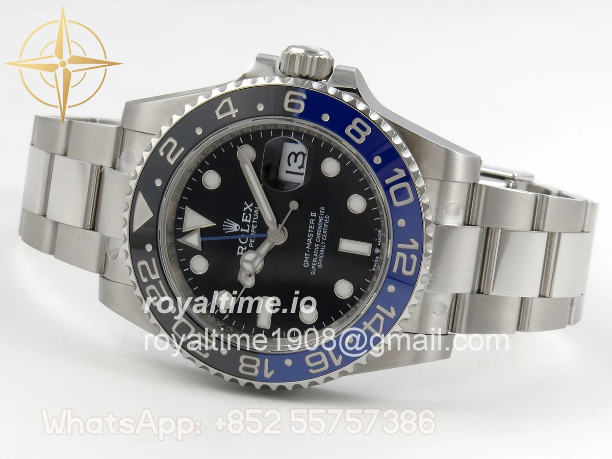 Rolex GMT-Master II 126710 BLNR 904L Steel RF on Oyster Bracelet JH3285 (Free Sprung) - Image 8