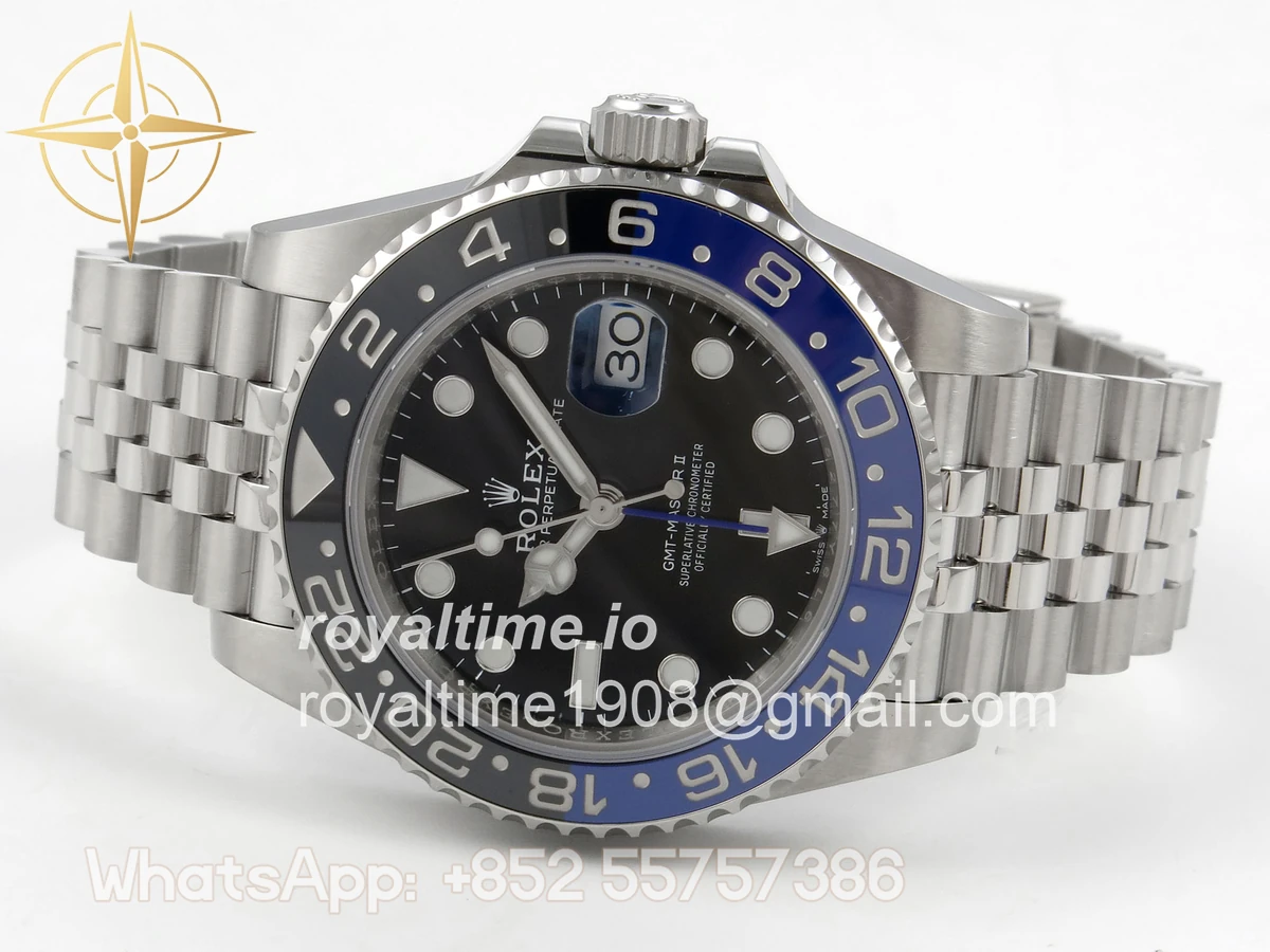 Rolex GMT-Master II 126710 BLNR 904L Steel SCF Black Dial on Jubilee Bracelet SH3285 CHS - Image 8