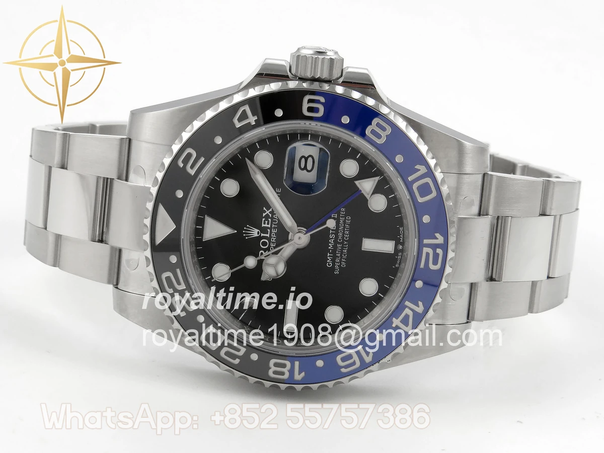 Rolex GMT-Master II 126710 BLNR 904L Steel SCF Black Dial on Oyster Bracelet SH3285 CHS - Image 8