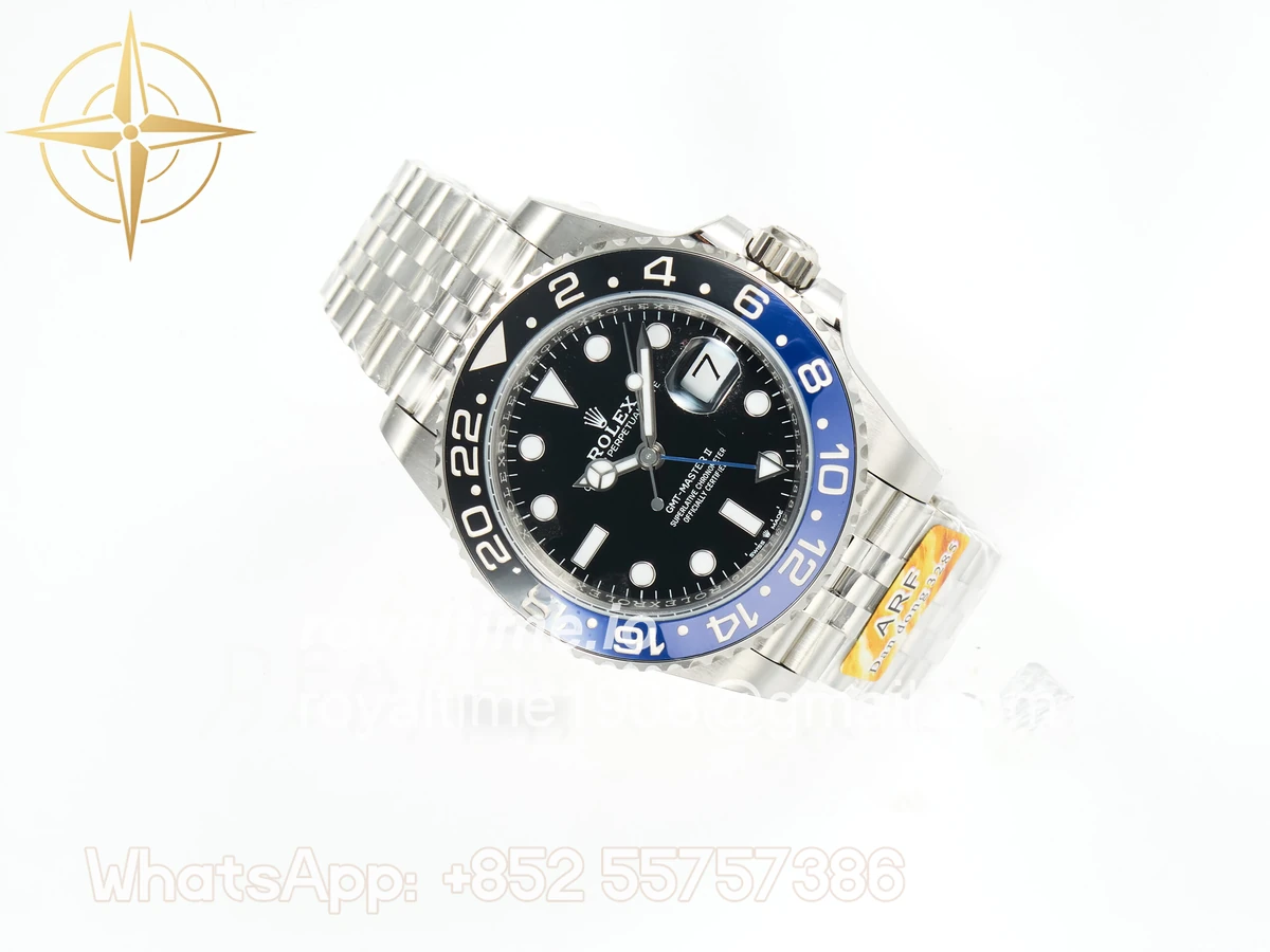 Rolex GMT-Master II 126710 BLNR Black/Blue Ceramic ARF on Jubilee Bracelet DD3285 CHS V3 - Image 8