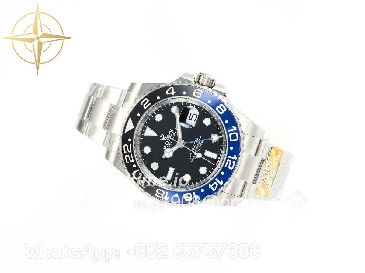 Rolex GMT-Master II 126710 BLNR Black/Blue Ceramic ARF on Oyster Bracelet DD3285 CHS V3 - Image 8