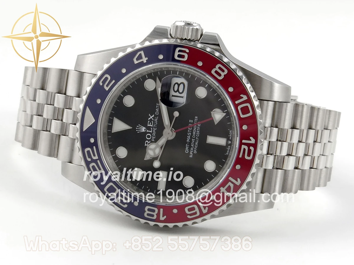 Rolex GMT-Master II 126710 BLRO 904L Steel ERF on Jubilee Bracelet JH3285 (Free Sprung) - Image 8