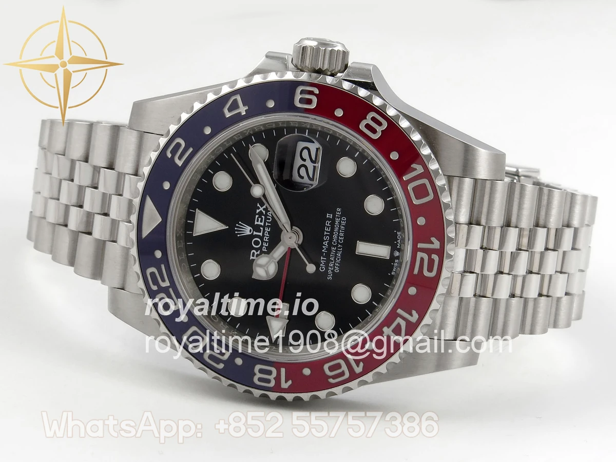 Rolex GMT-Master II 126710 BLRO 904L Steel RF on Jubilee Bracelet JH3285 - Image 8