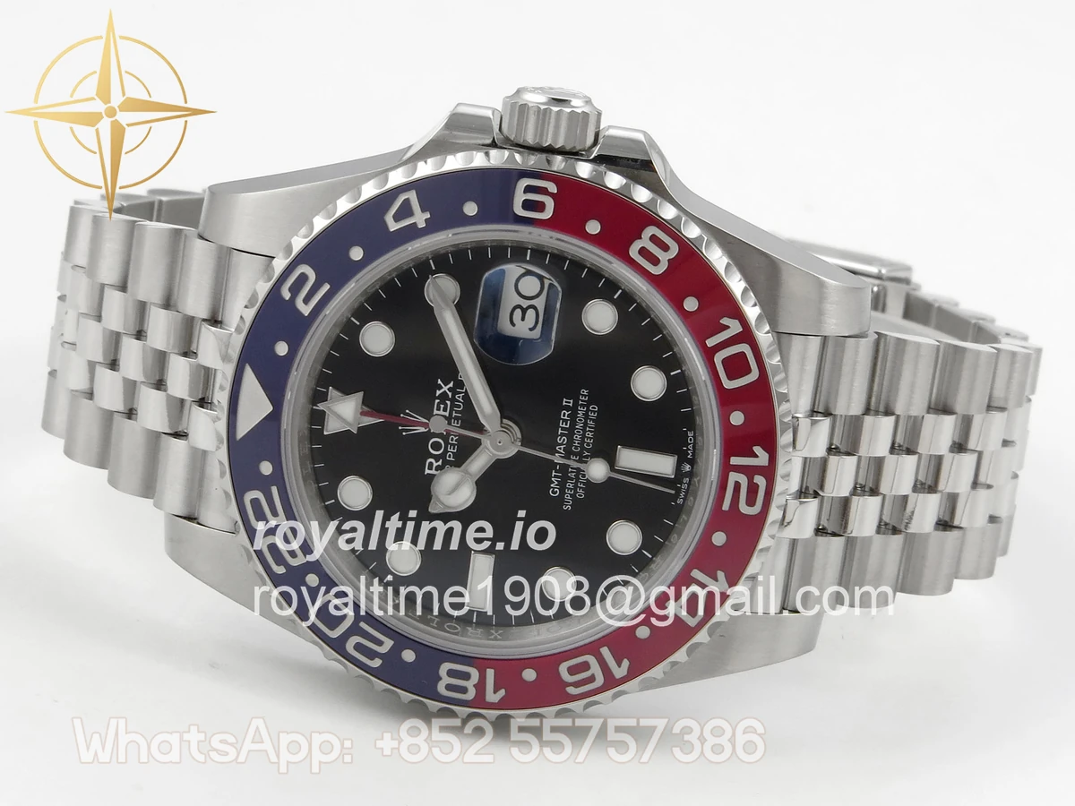 Rolex GMT-Master II 126710 BLRO 904L Steel SCF Black Dial on Jubilee Bracelet SH3285 CHS - Image 8